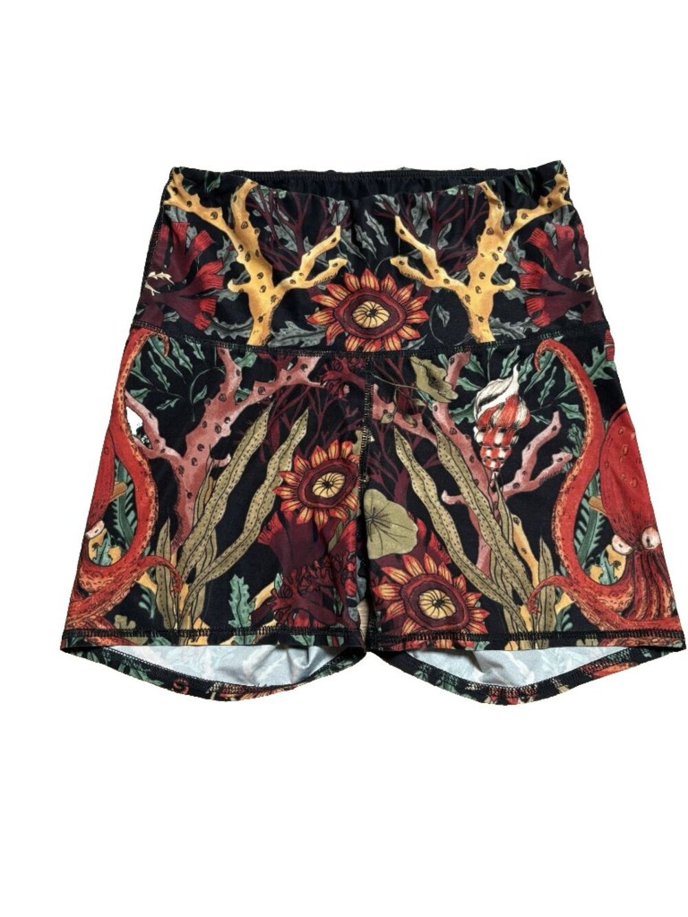 Yoga Democracy Shorts in Coral My Name, Women's Size S